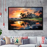 The Ocean Course At Kiawah Island Golf Resort Painting Framed Art Prints Wall Decor, Painting Art, Framed Picture