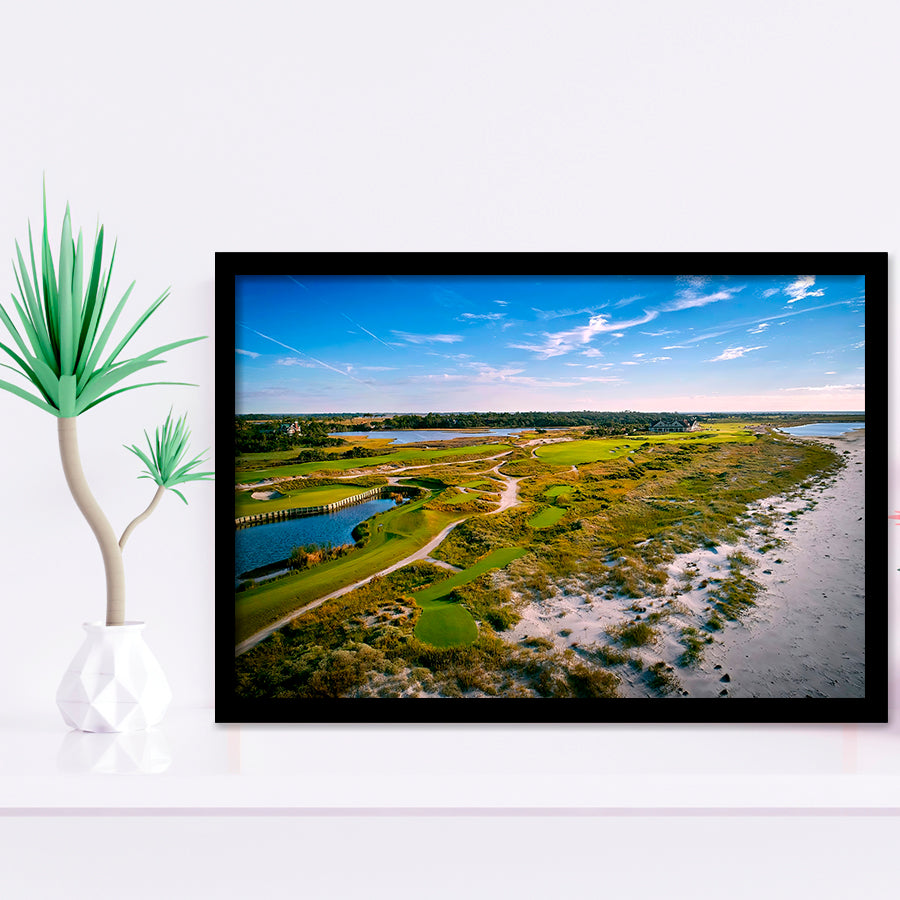The Ocean Course At Kiawah Island Golf Resort Framed Art Prints Wall Art Decor - Painting Prints, Framed Picture
