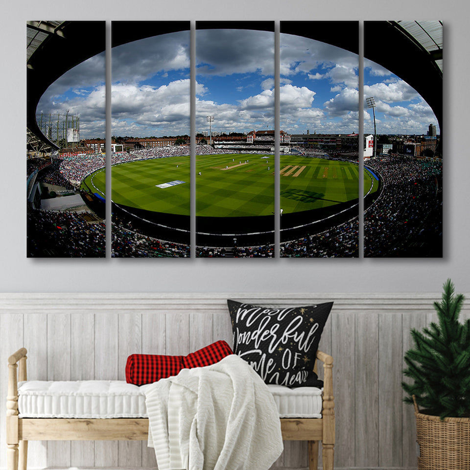 The Oval Ground in London, Stadium Canvas, Sport Art, Gift for him, Multi Panels B, Canvas Prints Wall Art Decor