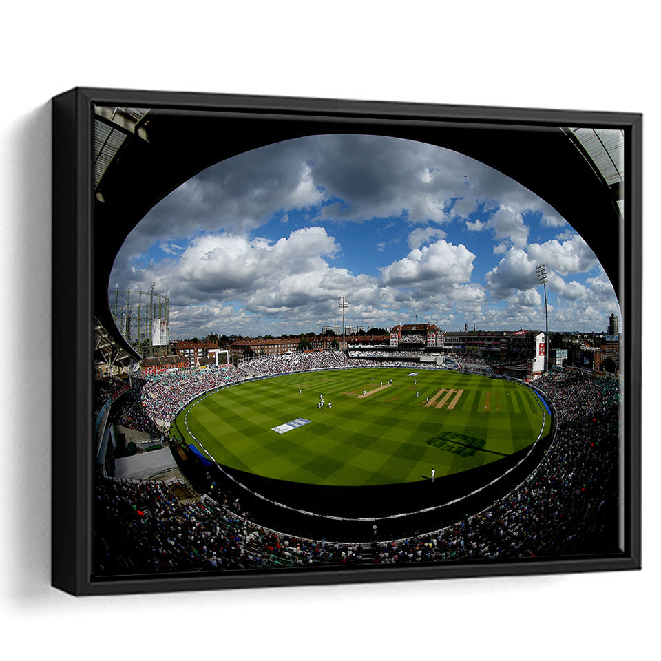 The Oval Ground in London, Stadium Canvas, Sport Art, Gift for him, Framed Canvas Prints Wall Art Decor, Framed Picture