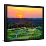 The Pete Dye Course At French Lick, Golf Sport Print, Golf Lover, Framed Art Prints Home Decor