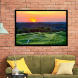 The Pete Dye Course At French Lick, Golf Sport Print, Golf Lover, Framed Art Prints Home Decor