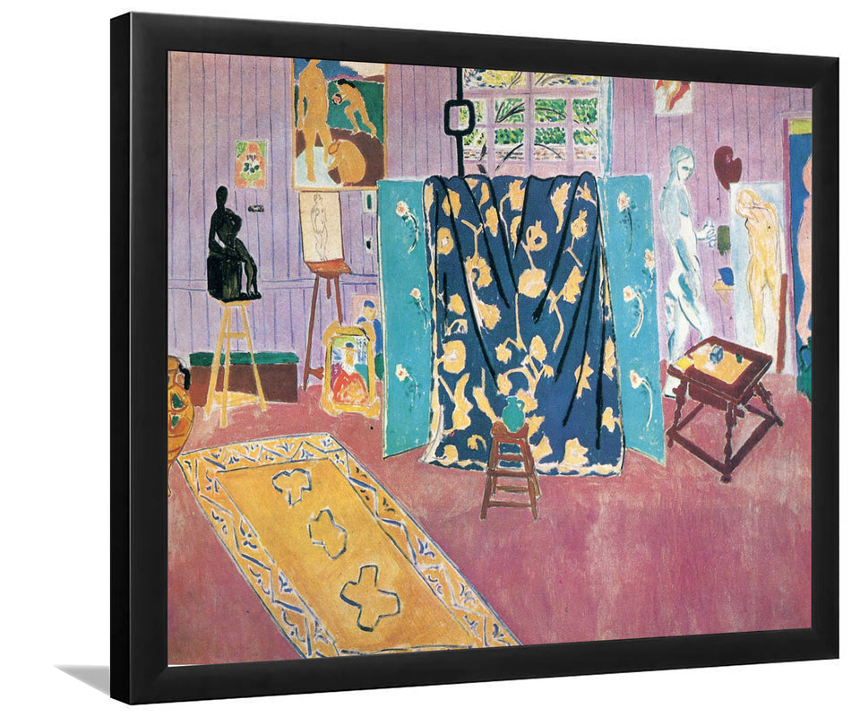 The Pink Studio By Henri Matisse-Art Print,Canvas Art,Frame Art,Plexiglass Cover