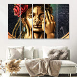 The Royalty Art Series 5 Pieces B Canvas Prints Wall Art - Painting Canvas, Multi Panels, Wall Decor