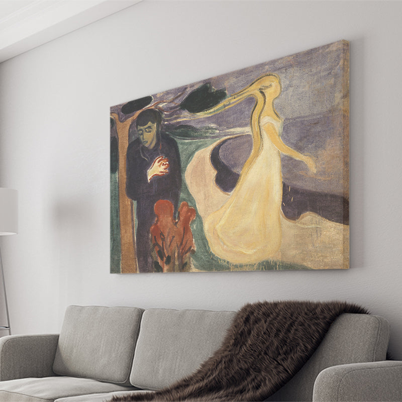 The Separation By Edvard Munch Canvas Prints Wall Art - Painting Canvas, Home Wall Decor, Painting Prints, For Sale