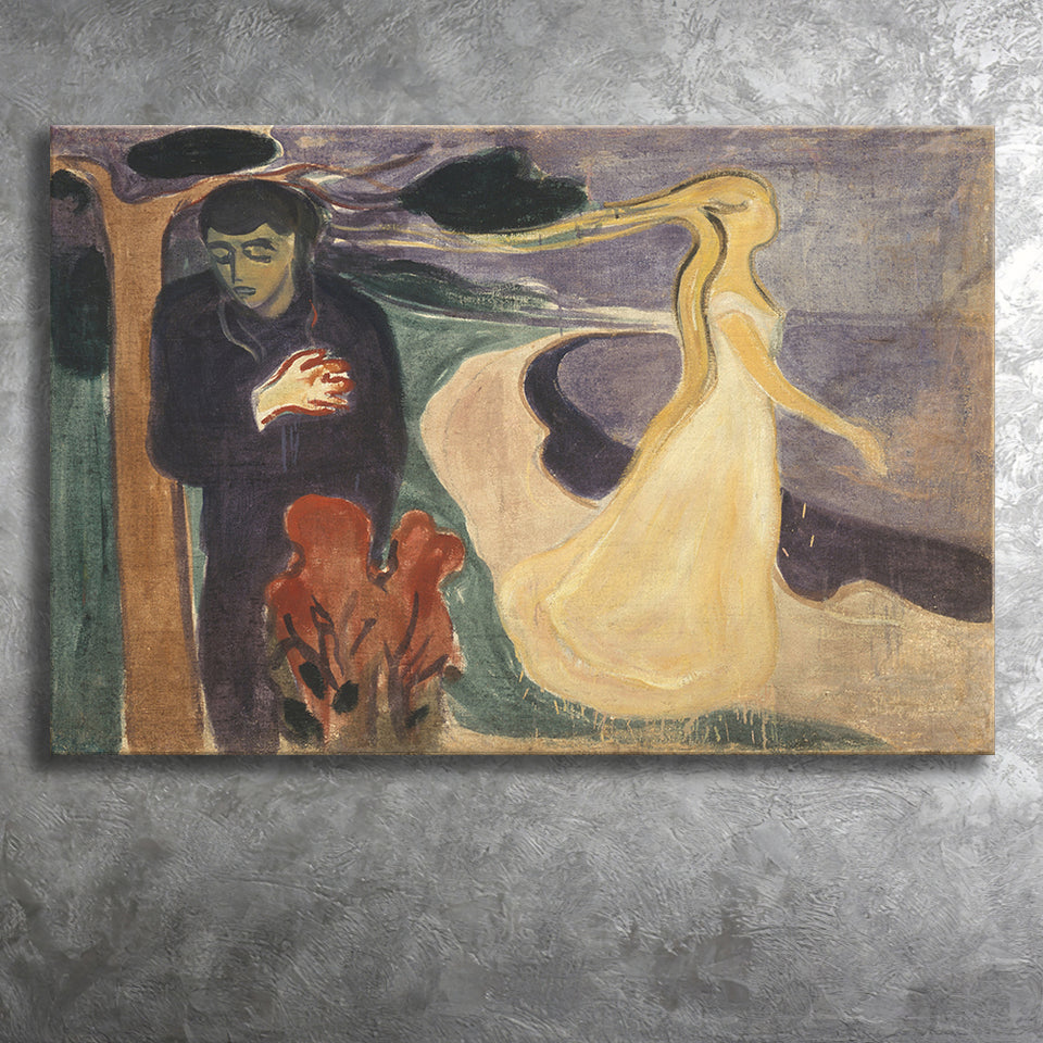 The Separation By Edvard Munch Canvas Prints Wall Art - Painting Canvas, Home Wall Decor, Painting Prints, For Sale