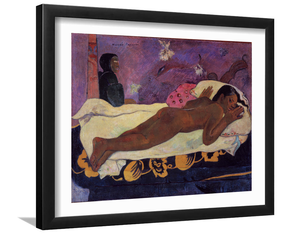 The Spirit Of The Dead Does Not Sleep By Paul Gauguin-Canvas art,Art Print,Frame art,Plexiglass cover