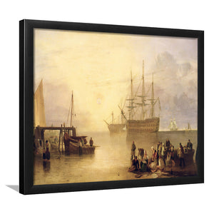 The Sun Rising Through Vapour C 1809 Framed Art Prints Wall Decor - Painting Art, Framed Picture, Home Decor, For Sale