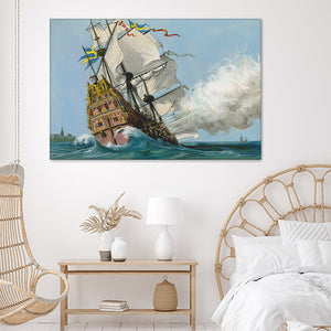 The Swedish Warship Vasa Canvas Wall Art - Canvas Prints, Prints For Sale, Painting Canvas
