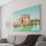 The Taj Mahal Palace Hotel And Gateway Of India Canvas Prints Wall Art - Painting Canvas,Wall Decor,Art Print,Home Decor