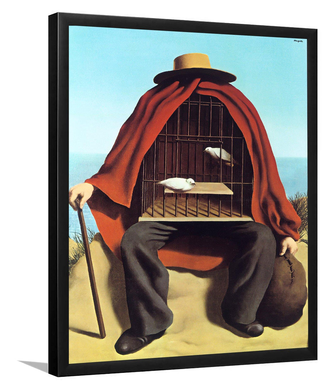 The Therapeutist 1937 by Rene Magritte-Art Print, Frame Art, Plexiglas Cover