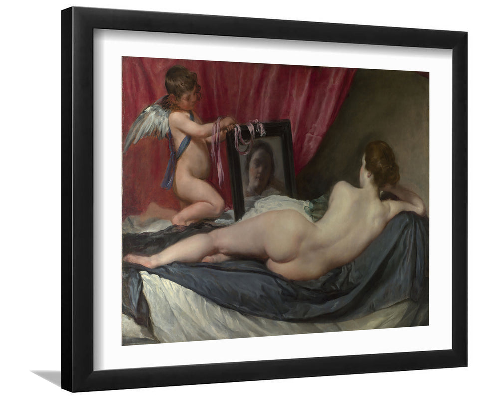 The Toilet Of Venus By Diego Velazquez-Canvas art,Art Print,Frame art,Plexiglass cover