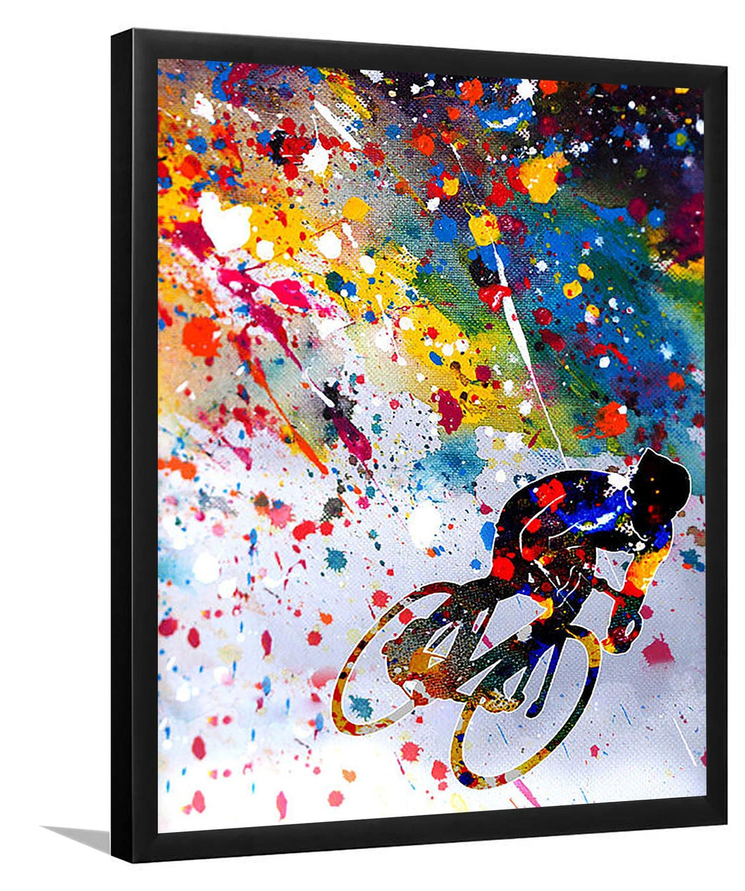 The United Colours Of The Tour De France-Sport Art,Art Print,Frame Art,Plexiglass Cover