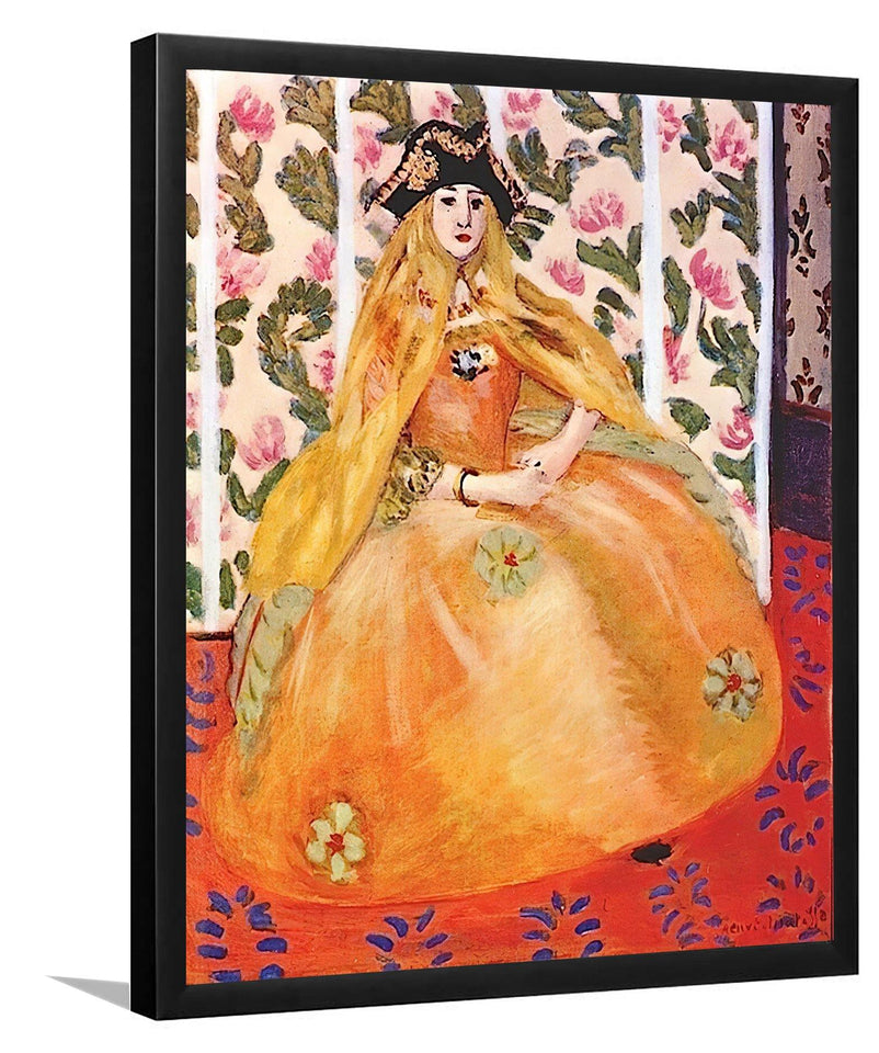 The Venetian 1922 By Henri Matisse - Art Print, Frame Art, Painting Art