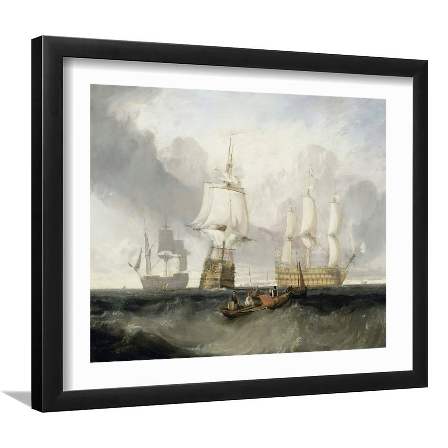 The Victory Returning From Trafalgar 1806 Wall Art Print - Framed Art, Framed Prints, Painting Print