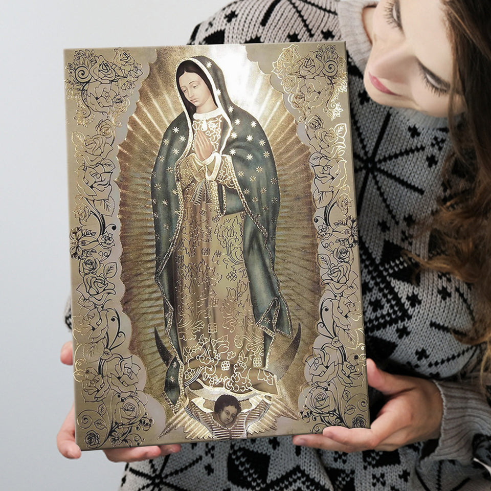The Virgin Of Guadalupe Religious Art Decor Our Lady of Guadalupe Canvas Prints Wall Art - Painting Canvas, Wall Decor, Painting Prints