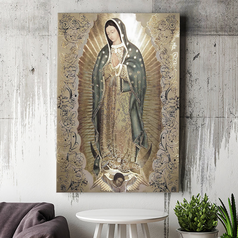 The Virgin Of Guadalupe Religious Art Decor Our Lady of Guadalupe Canvas Prints Wall Art - Painting Canvas, Wall Decor, Painting Prints