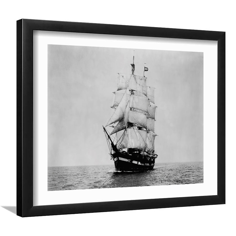 The Wanderer Sailing Ship Wall Art Print - Framed Art, Framed Prints, Painting Print