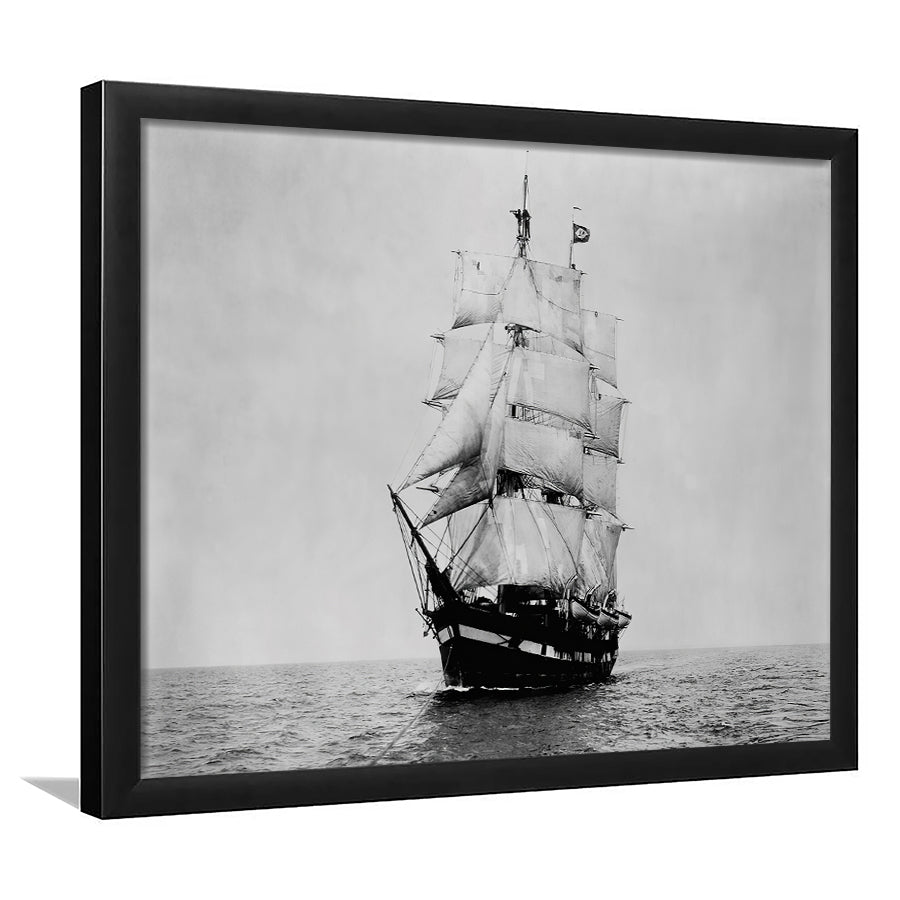 The Wanderer Sailing Ship Framed Art Prints Wall Decor - Painting Art, Framed Picture, Home Decor, For Sale