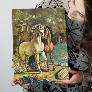 The Horses Of Apollo, Giorgio De Chirico, Horse Wall Art, Canvas Prints Wall Art Home Decor, Ready to Hang