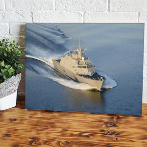 The Littoral Combat Ship Pre Commissioning Unit Fort Worth Canvas Wall Art - Canvas Prints, Prints For Sale, Painting Canvas,Canvas On Sale