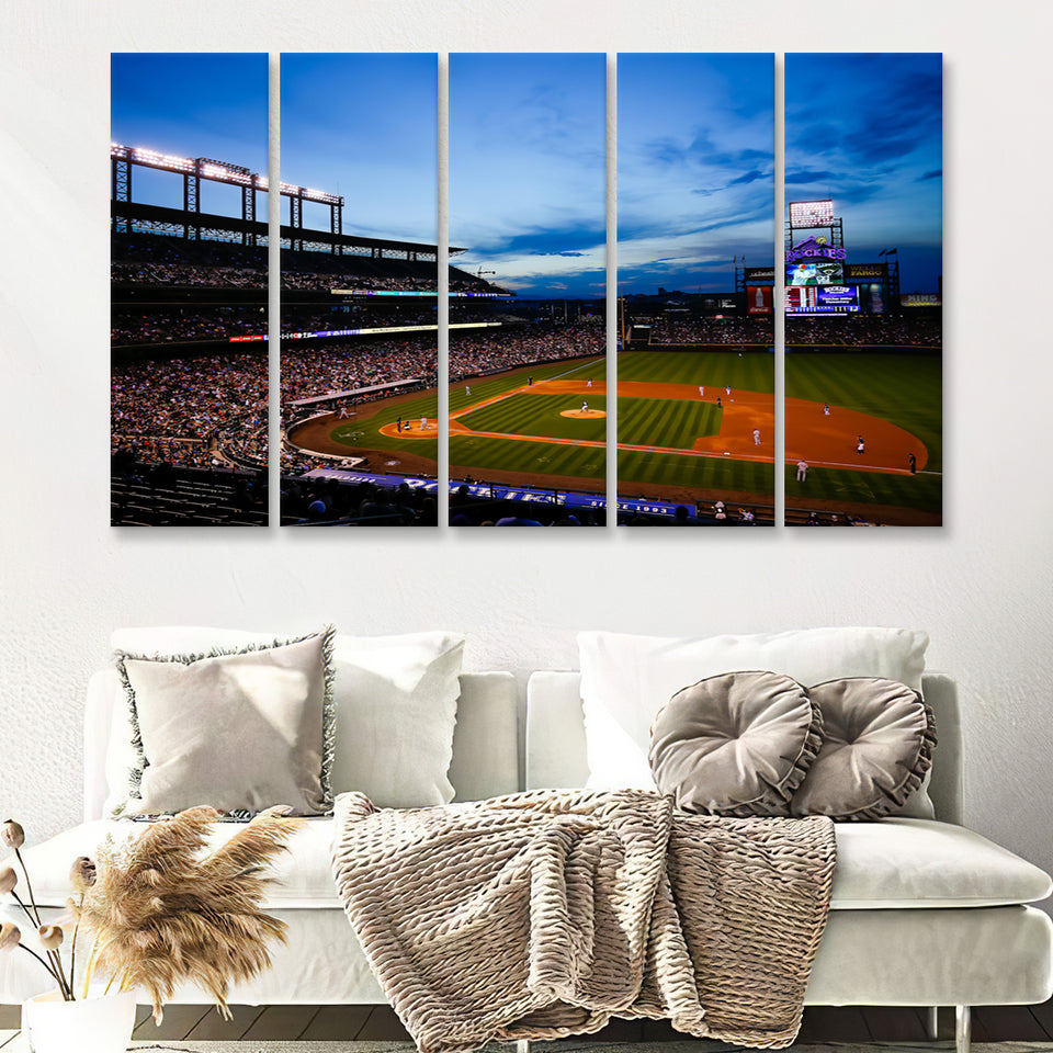 The Most Iconic Stadium In Every State Business Insider 5 Pieces Canvas Prints Wall Art Decor - Painting Canvas,Multi Panel,Painting Prints