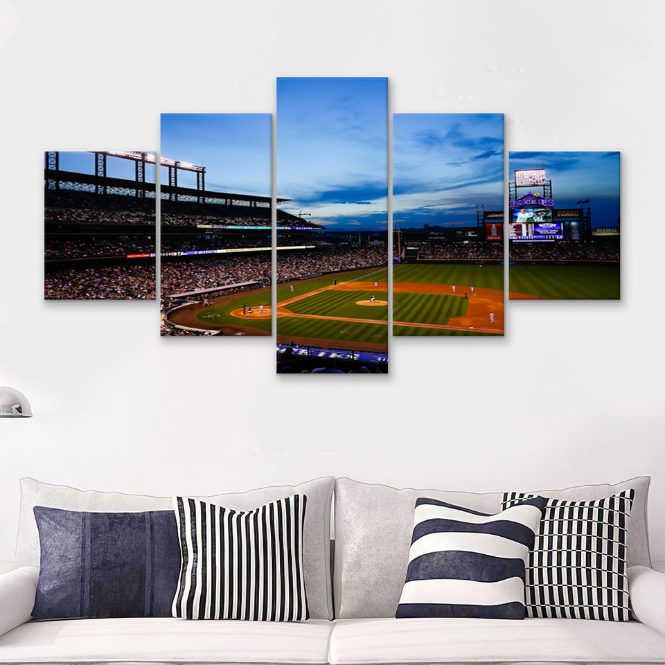 The Most Iconic Stadium In Every State Business Insider  5 Pieces Canvas Prints Wall Art - Painting Canvas, Multi Panel, Home Wall Decor, For Sale