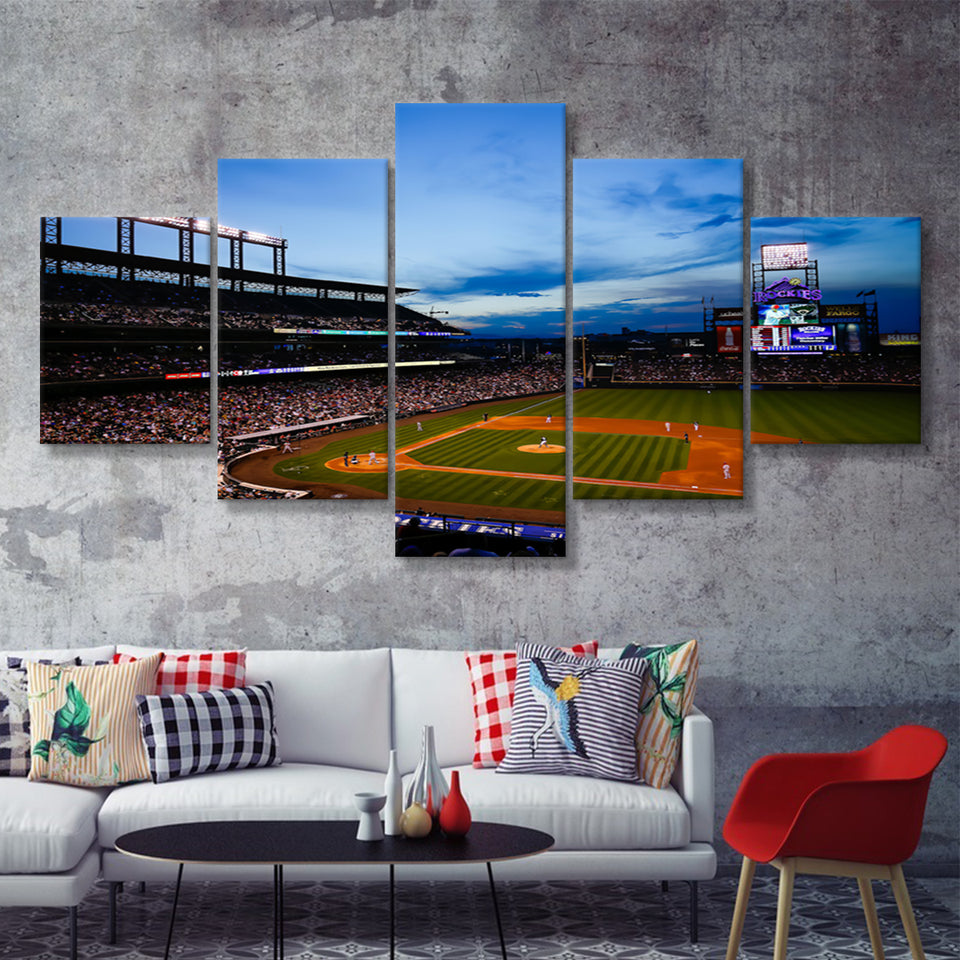 The Most Iconic Stadium In Every State Business Insider  5 Pieces Canvas Prints Wall Art - Painting Canvas, Multi Panel, Home Wall Decor, For Sale
