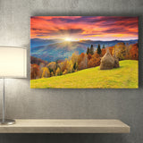 The mountain autumn landscape with colorful forestjpeg Canvas Prints Wall Art - Painting Canvas, Wall Decor, Home Decor, Prints for Sale