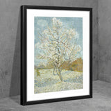The pink peach tree by Vincent Van Gogh - Art Prints, Framed Prints, Wall Art Prints, Frame Art
