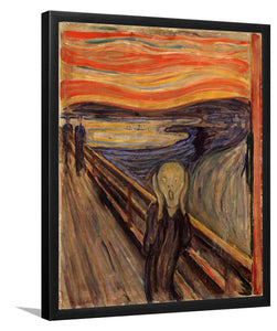 The scream 1893 - Edvard Munch-gigapixel - Art Print, Frame Art, Painting Art