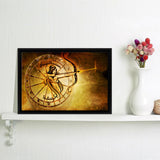 The Sign Of Sagittarius Tramseye Framed Canvas Wall Art - Canvas Prints, Prints For Sale, Painting Canvas,Framed Prints