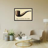 Thetreachery Of Images (This Is Not A Pipe)?By Ren?Magritte-Art Print,Canvas Art,Frame Art,Plexiglass Cover
