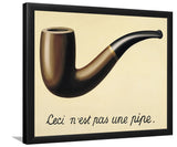 Thetreachery Of Images (This Is Not A Pipe)?By Ren?Magritte-Art Print,Canvas Art,Frame Art,Plexiglass Cover