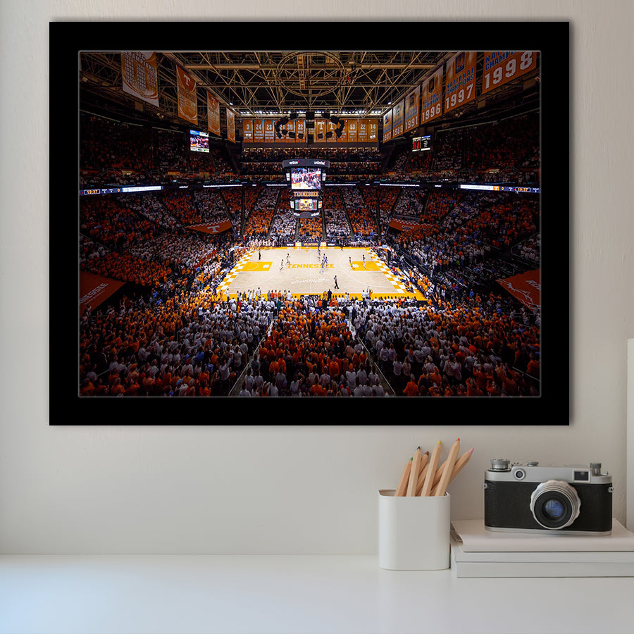 Thompson Boling Arena, Stadium Canvas, Sport Art, Gift for him, Framed Art Prints Wall Art Decor, Framed Picture