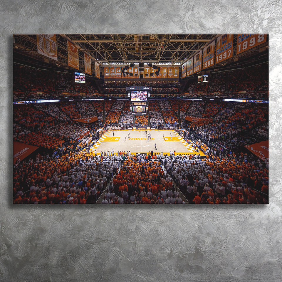 Thompson Boling Arena, Stadium Canvas, Sport Art, Gift for him, Fan Gift, Canvas Prints Wall Art Decor