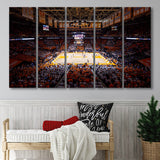 Thompson Boling Arena, Stadium Canvas, Sport Art, Gift for him, Multi Panels B, Canvas Prints Wall Art Decor