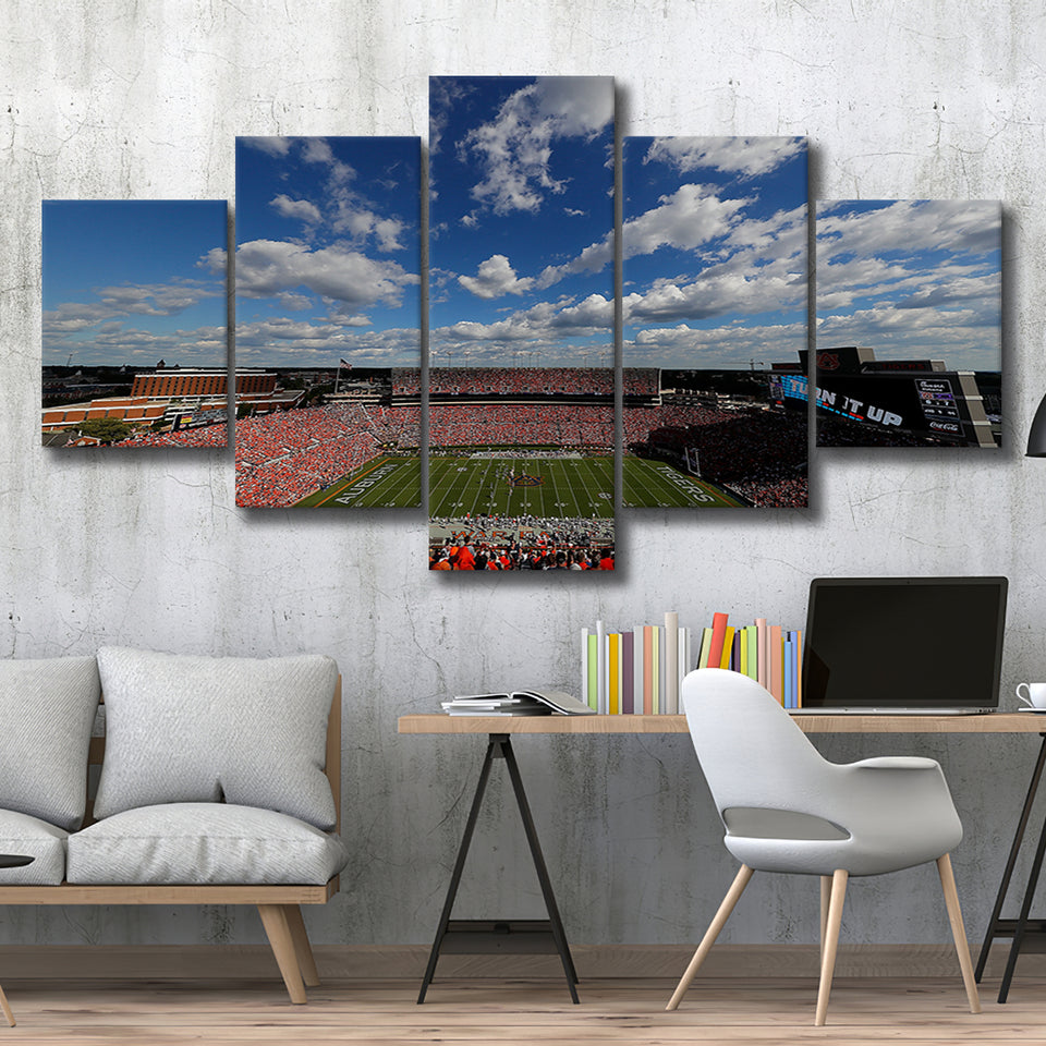 Thompson Stadium Arena, Stadium Canvas, Sport Art, Large Canvas, Multi Panels, Canvas Prints Wall Art Decor