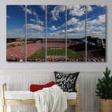 Thompson Stadium Arena, Stadium Canvas, Sport Art, Gift for him, Multi Panels B, Canvas Prints Wall Art Decor