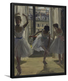 Three Dancers In The Rehearsal Room By Edgar Degas-Art Print,Frame Art,Plexiglass Cover