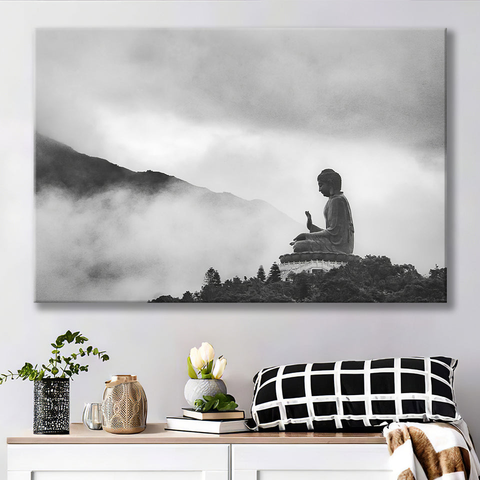 Tian Tan Buddha Ngong Ping Lantau Island Hong Kong  Canvas Prints - Painting Canvas, Canvas Art, Prints for Sale, Wall Art