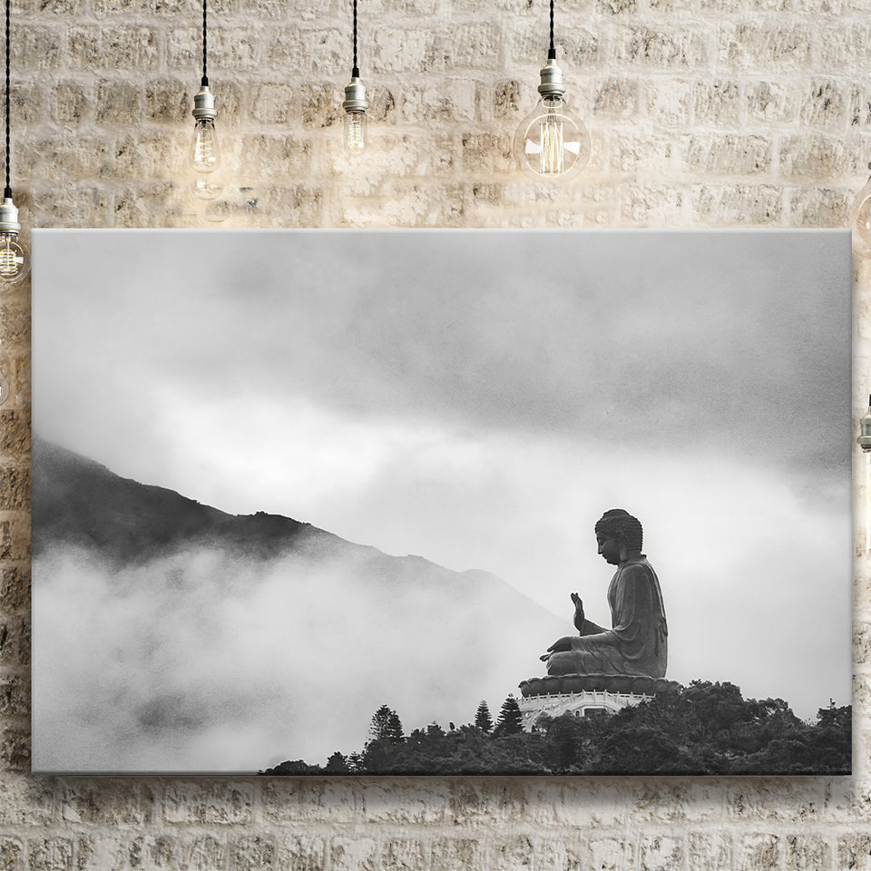 Tian Tan Buddha Ngong Ping Lantau Island Hong Kong  Canvas Prints - Painting Canvas, Canvas Art, Prints for Sale, Wall Art