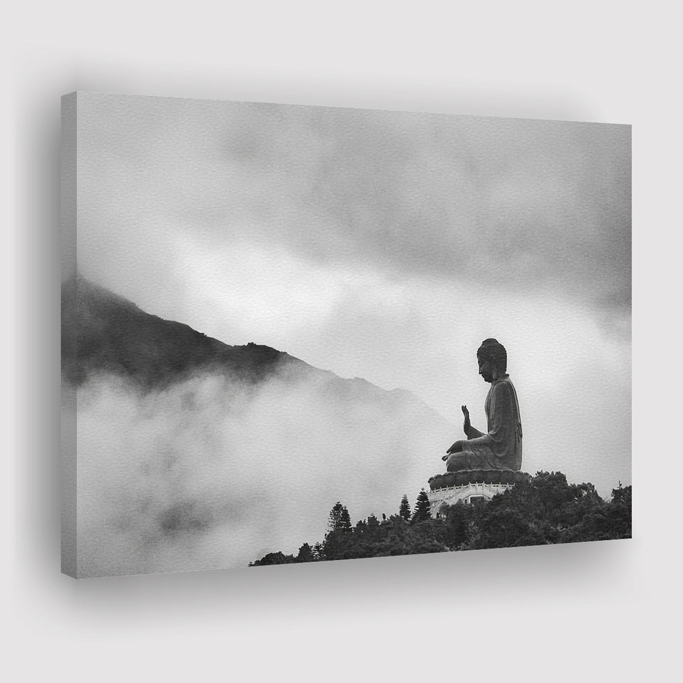 Tian Tan Buddha Ngong Ping Lantau Island Hong Kong  Canvas Prints - Painting Canvas, Canvas Art, Prints for Sale, Wall Art