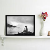 Tian Tan Buddha Ngong Ping Lantau Island Hong Kong  Framed Canvas Prints - Painting Canvas, Framed Art, Canvas Art, Prints for Sale,Wall Art