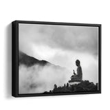 Tian Tan Buddha Ngong Ping Lantau Island Hong Kong  Framed Canvas Prints - Painting Canvas, Framed Art, Canvas Art, Prints for Sale,Wall Art