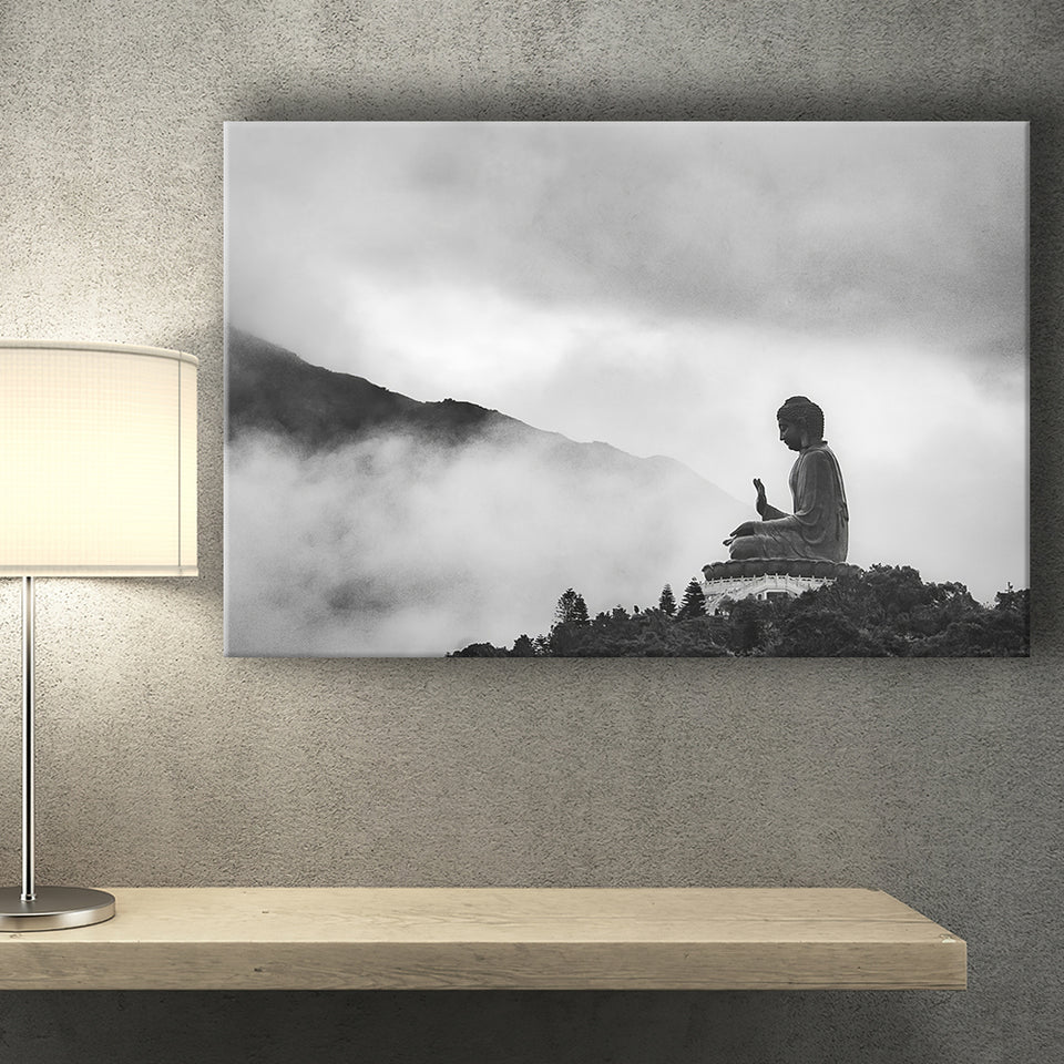 Tian Tan Buddha Ngong Ping Lantau Island Hong Kong  Canvas Prints - Painting Canvas, Canvas Art, Prints for Sale, Wall Art
