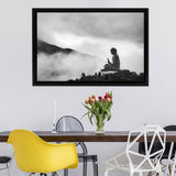Tian Tan Buddha Ngong Ping Lantau Island Hong Kong  Framed Canvas Prints - Painting Canvas, Framed Art, Canvas Art, Prints for Sale,Wall Art