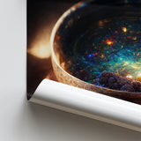 Tibetan Bowl Filled With Cosmic Soup, Poster Art, Poster Print Wall Art Decor