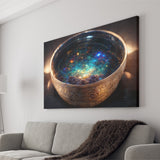 Tibetan Bowl Filled With Cosmic Soup, Canvas Prints Wall Art Decor - Painting Canvas,Art Prints