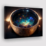 Tibetan Bowl Filled With Cosmic Soup, Canvas Prints Wall Art Decor - Painting Canvas,Art Prints